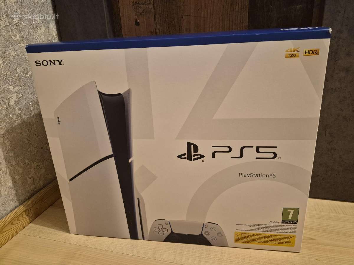 Sony Playstation 5 Slim Disc 2030m garantija - nuotraukos Nr. 3
