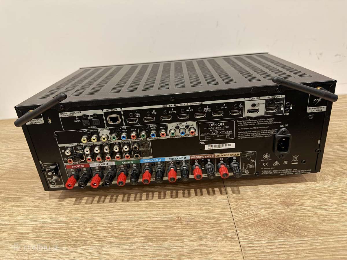 Namu kino resiveris stiprintuvas Denon Avr-x2500h - nuotraukos Nr. 3