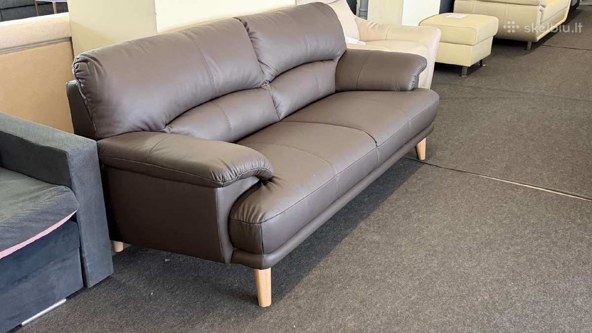 Nauja natūralios odos sofa - nuotraukos Nr. 4