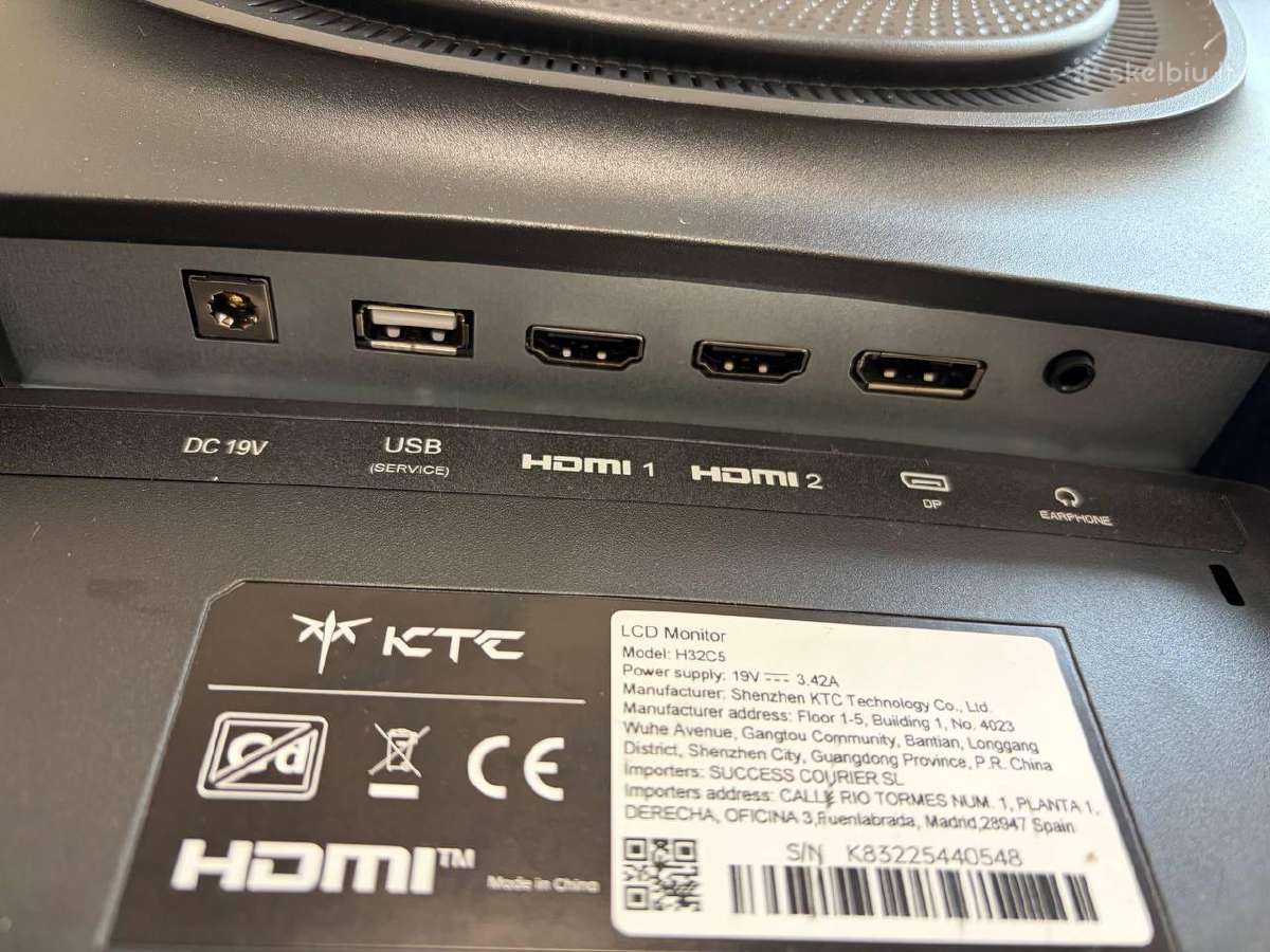 Ktc 32c5 – 32" Fhd 280hz Curved Gaming Monitor - nuotraukos Nr. 3
