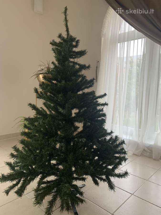 Dirbtinė tanki kalėdinė eglė 140cm - nuotraukos Nr. 2
