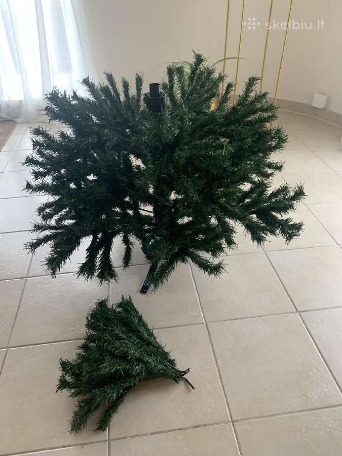 Dirbtinė tanki kalėdinė eglė 140cm - nuotraukos Nr. 7