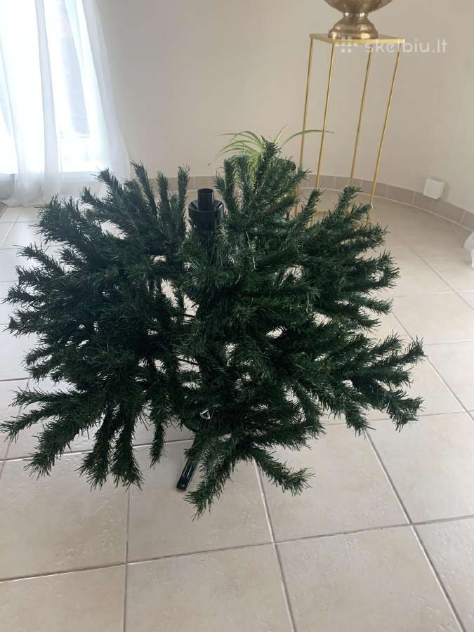 Dirbtinė tanki kalėdinė eglė 140cm - nuotraukos Nr. 9
