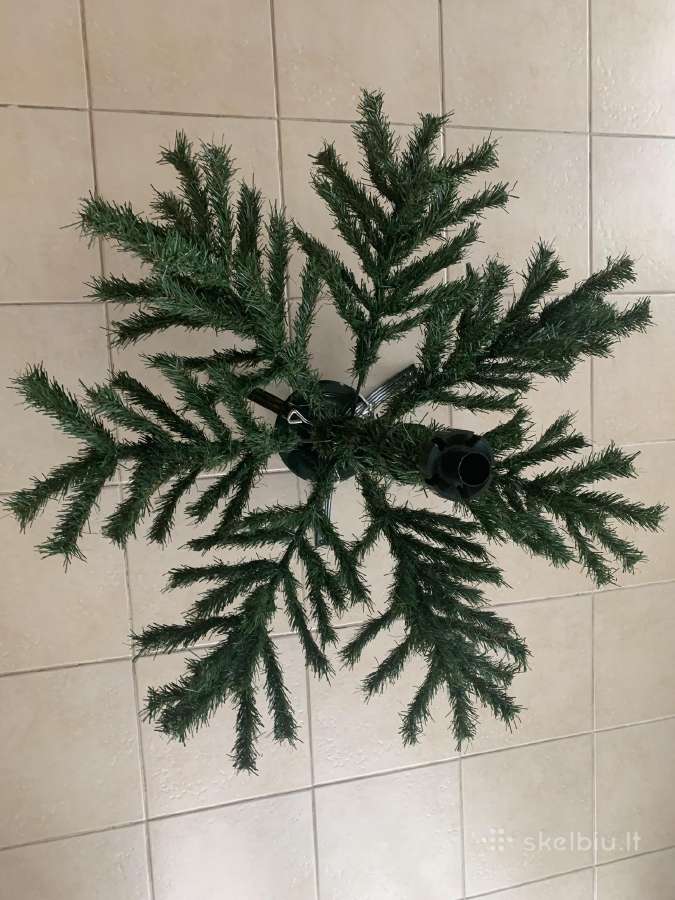 Dirbtinė tanki kalėdinė eglė 140cm - nuotraukos Nr. 13