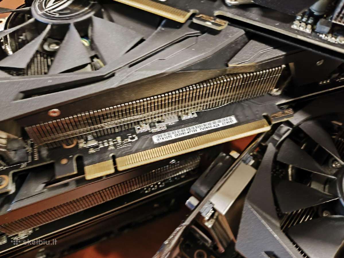 Asus Rog Strix Gtx 1070 8gb Gaming 3 mėnesių garan - nuotraukos Nr. 2