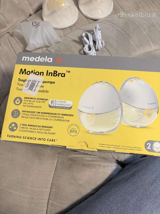 Medela Motion Inbra dvigubas belaidis pientraukis - nuotraukos Nr. 3