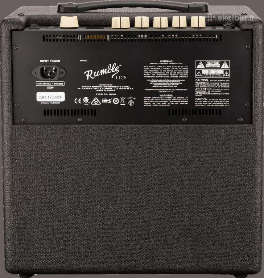 Fender Rumble Lt25 - nuotraukos Nr. 3
