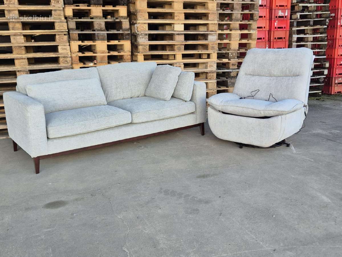 Supami elektriniai foteliai reglaineriai sofa - nuotraukos Nr. 5