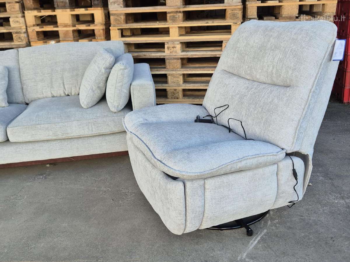 Supami elektriniai foteliai reglaineriai sofa - nuotraukos Nr. 6