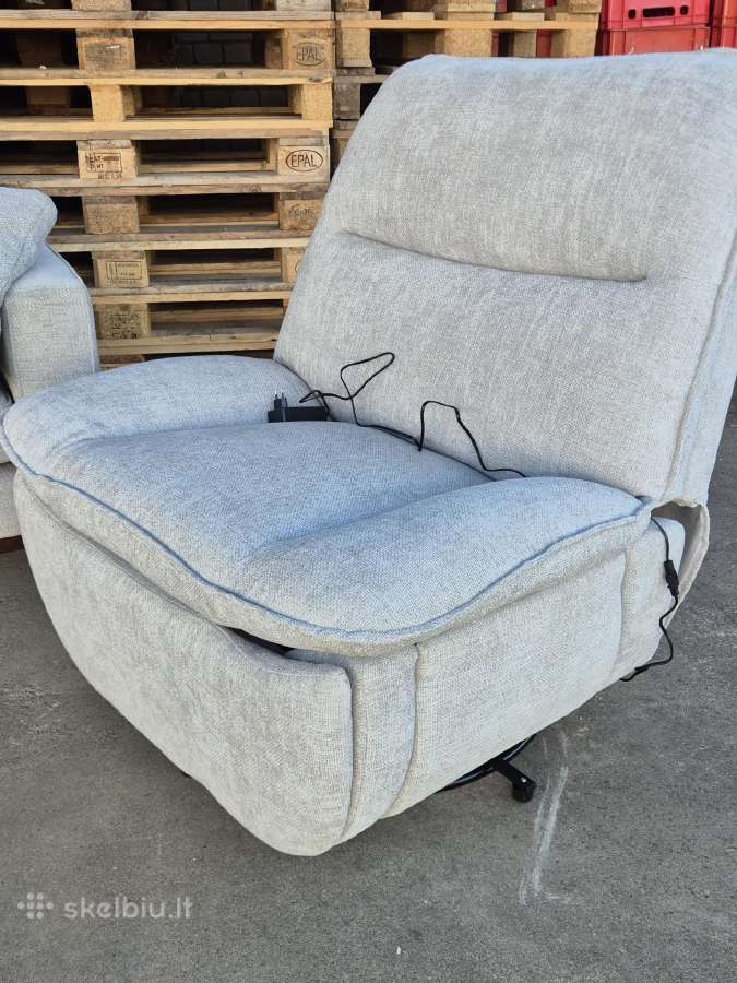 Supami elektriniai foteliai reglaineriai sofa - nuotraukos Nr. 8