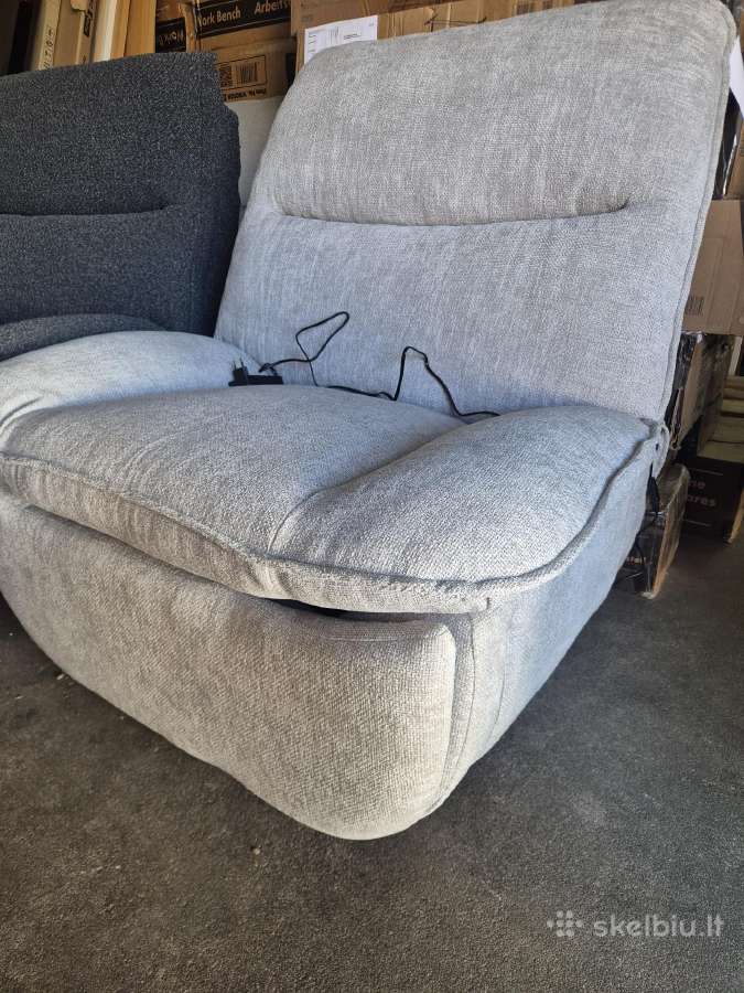 Supami elektriniai foteliai reglaineriai sofa - nuotraukos Nr. 9