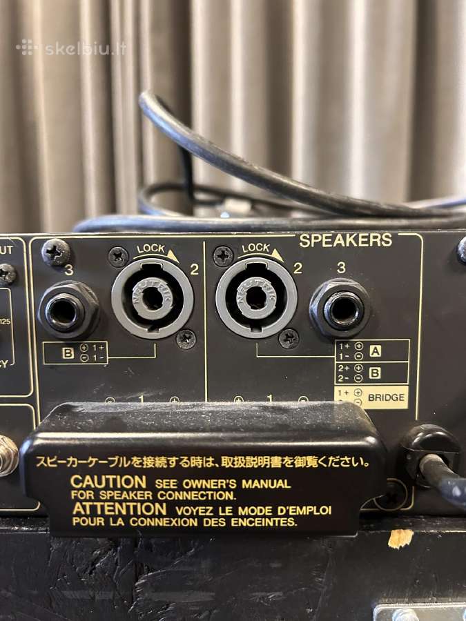 Garso stiprintuvas Yamaha P7000s - nuotraukos Nr. 6