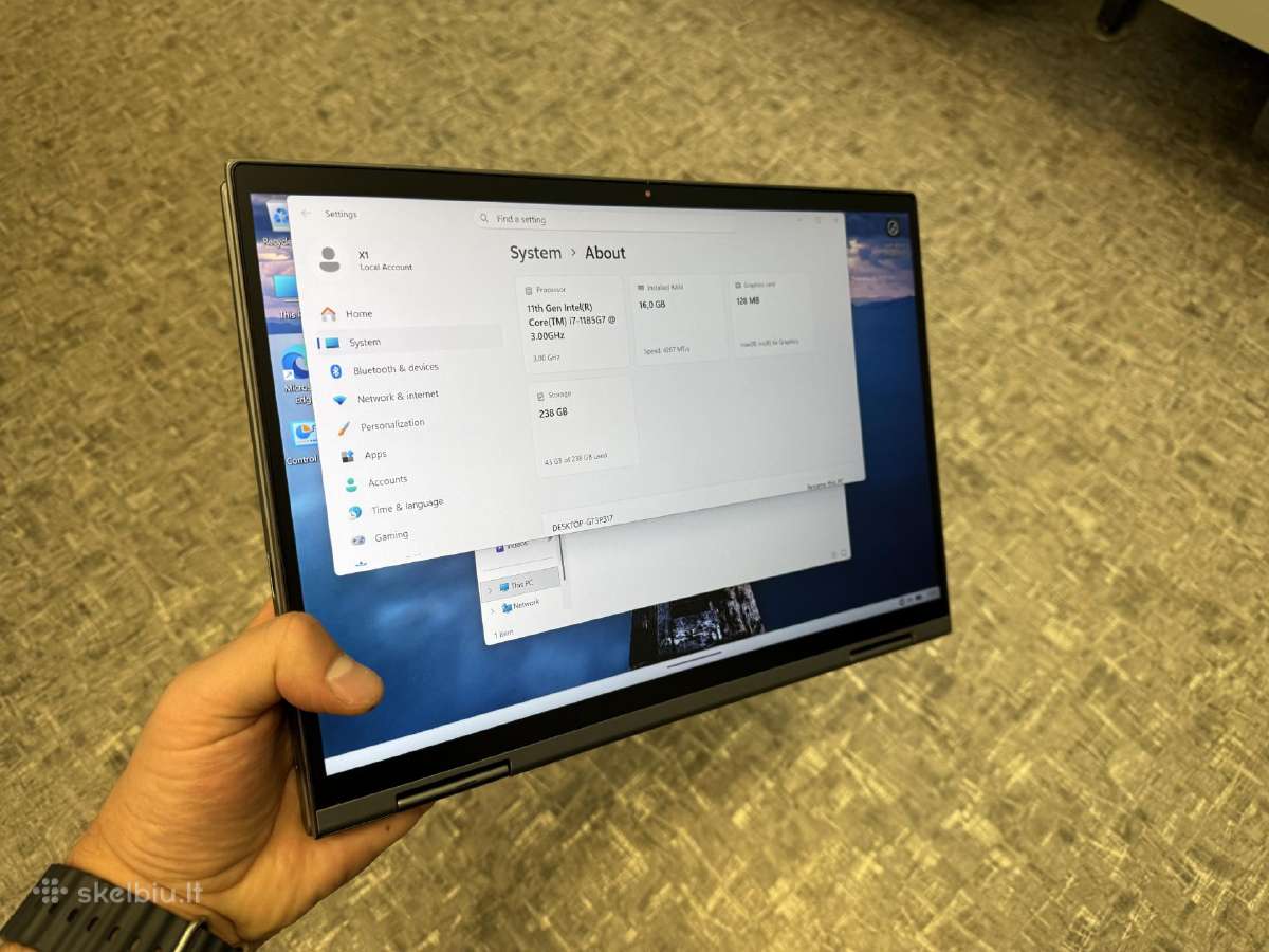Lenovo Thinkpad X1 - nuotraukos Nr. 11