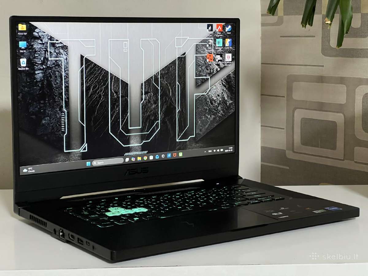 Parduodamas Asus Tuf su Rtx 3050, I5-11k, 144hz. - nuotraukos Nr. 2