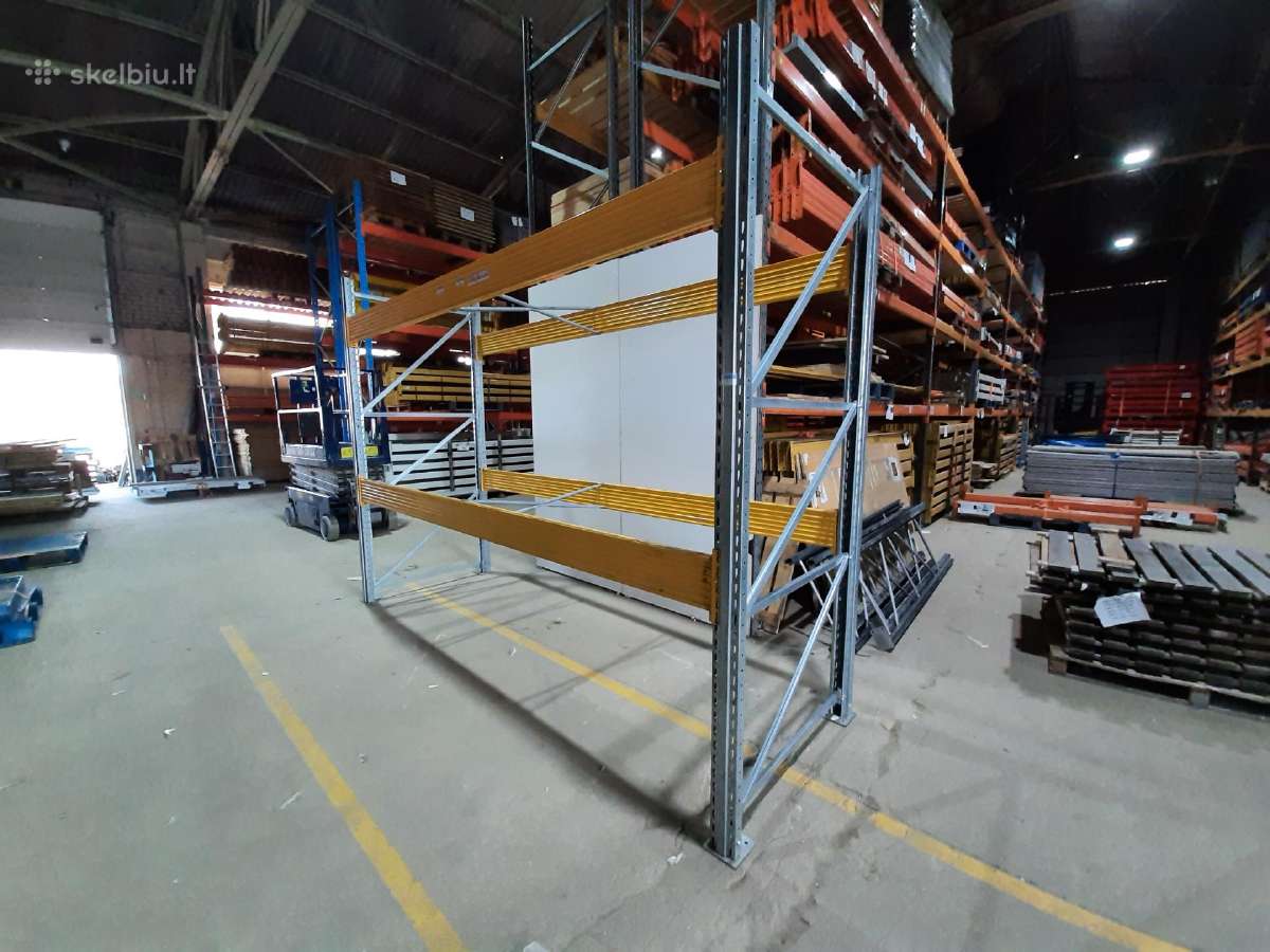 Naudoti paletiniai pramoniniai stelažai - nuotraukos Nr. 2