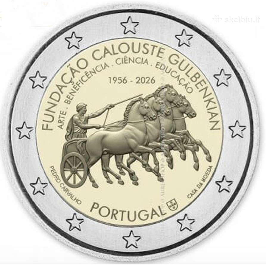Portugalija 2026 Gulbenkian labdaros fondas Proof - nuotraukos Nr. 6