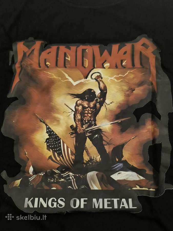 Manowar grupės marškinėliai XL dydžio - nuotraukos Nr. 2