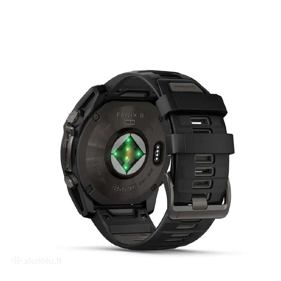 Garmin Fenix 8 Solar Sapphire 51mm - nuotraukos Nr. 3
