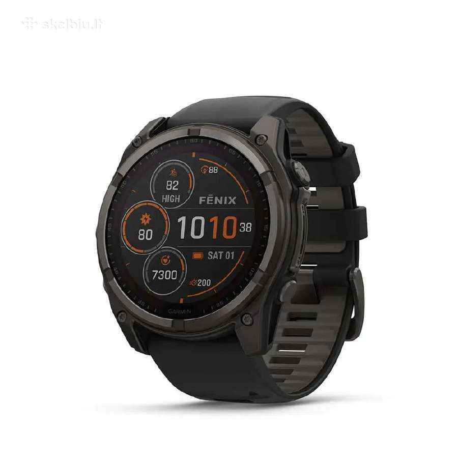 Garmin Fenix 8 Solar Sapphire 51mm - nuotraukos Nr. 4
