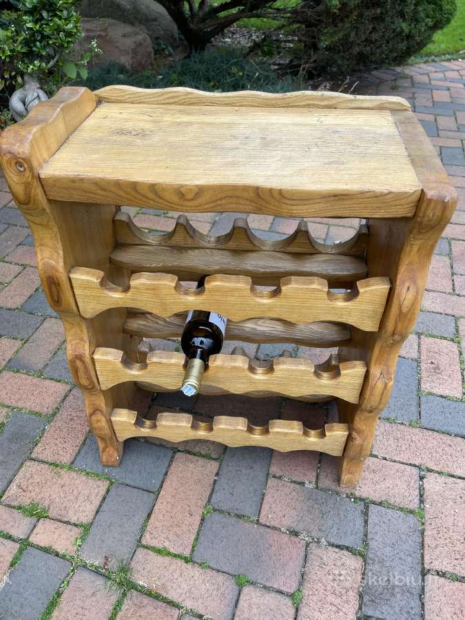 Ąžuolinė vyno lentyna - nuotraukos Nr. 4