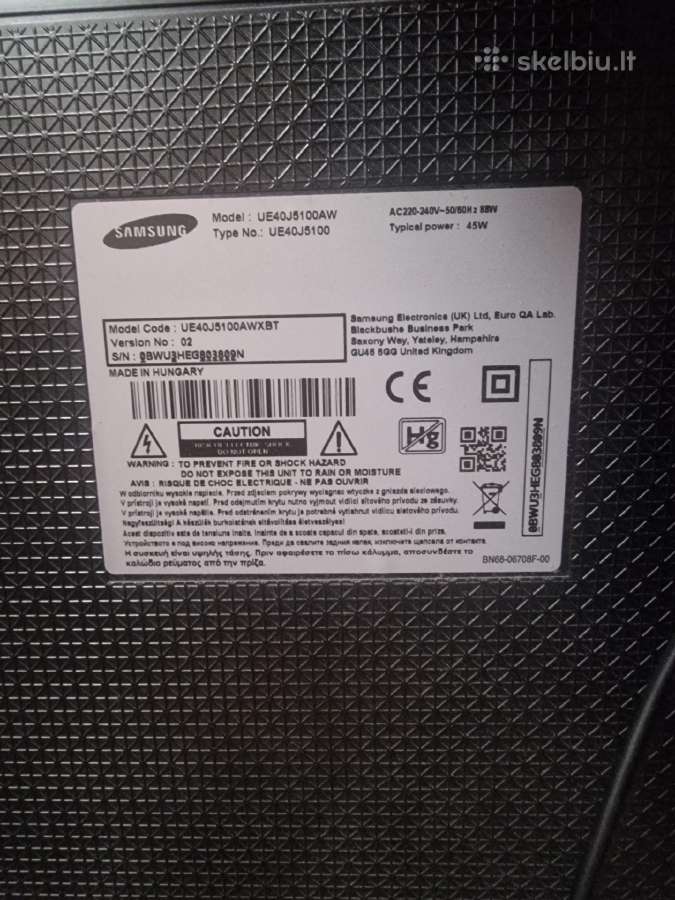 Televizorius Samsung - nuotraukos Nr. 4