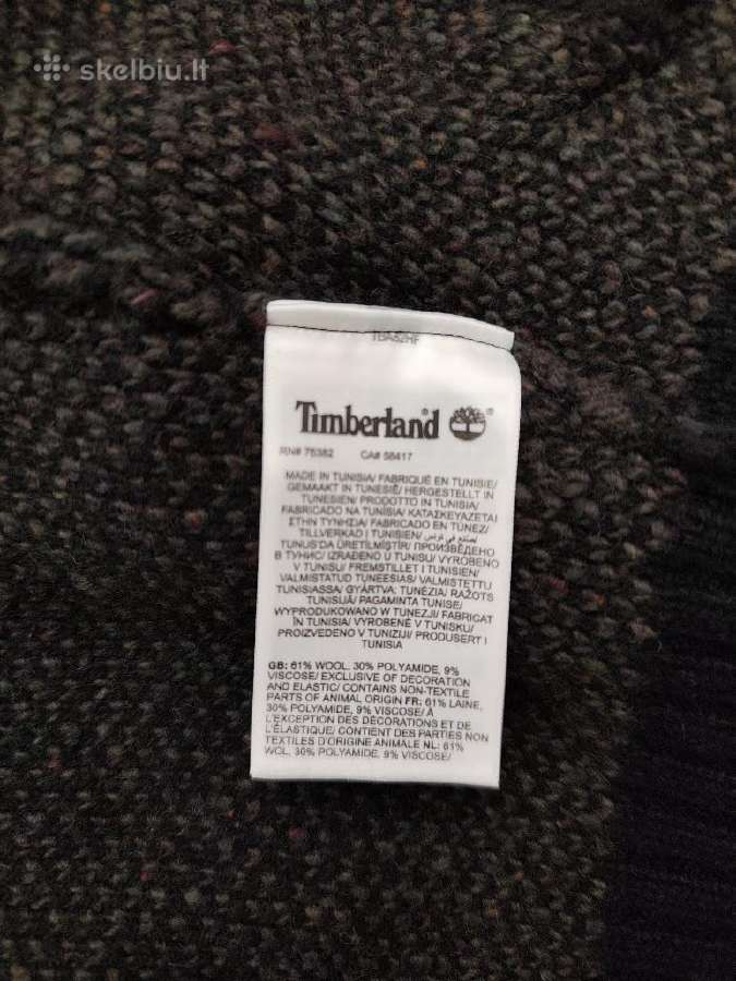 Naujas Timberland megztinis su vilna, M dydis - nuotraukos Nr. 8