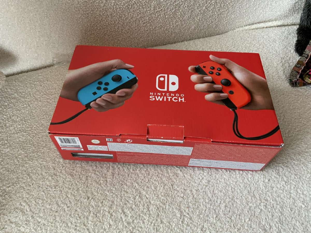 Nintendo Switch V2 konsolė (pilnas komplektas + dė - nuotraukos Nr. 10
