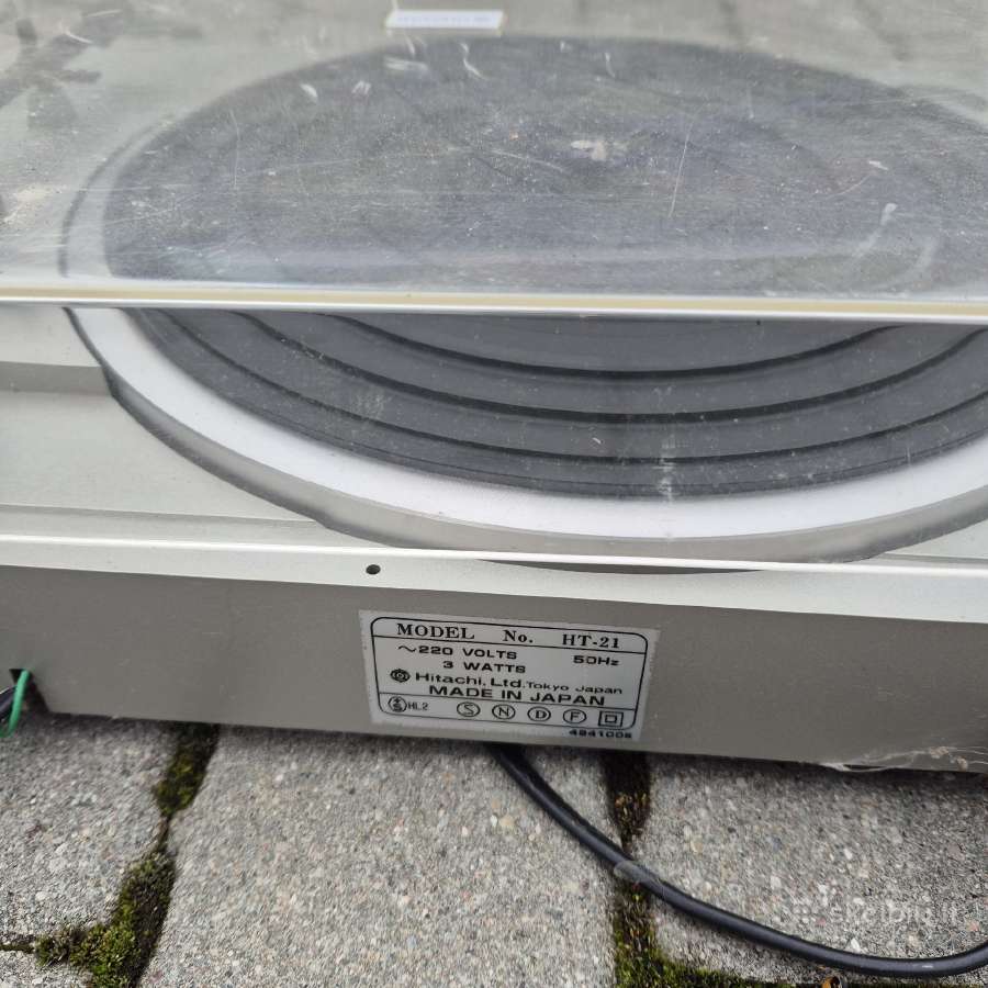 Hitachi Ht21 patefonas - nuotraukos Nr. 2