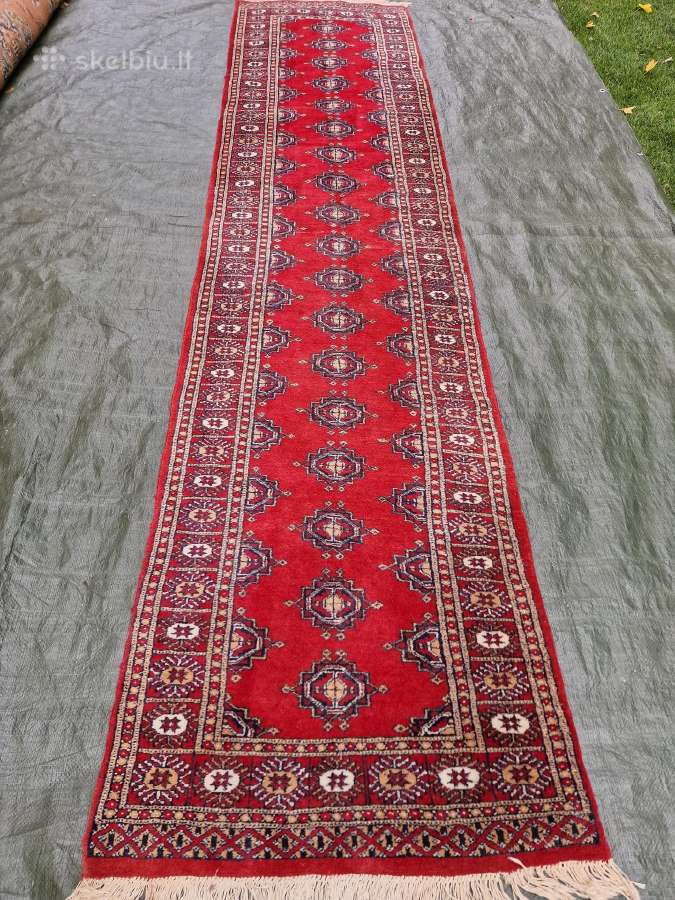 Vintažinis rankų darbo kilimas/takelis - nuotraukos Nr. 18