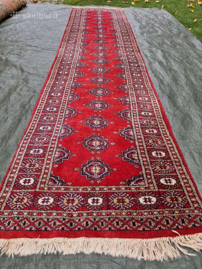 Vintažinis rankų darbo kilimas/takelis - nuotraukos Nr. 20