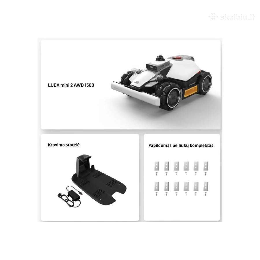 Mammotion Luba mini 2 Awd 1500m² - nuotraukos Nr. 5