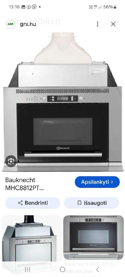 Įmontuojamos mikrobangės - nuotraukos Nr. 3