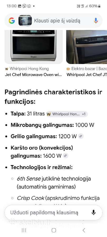 Įmontuojamos mikrobangės - nuotraukos Nr. 7
