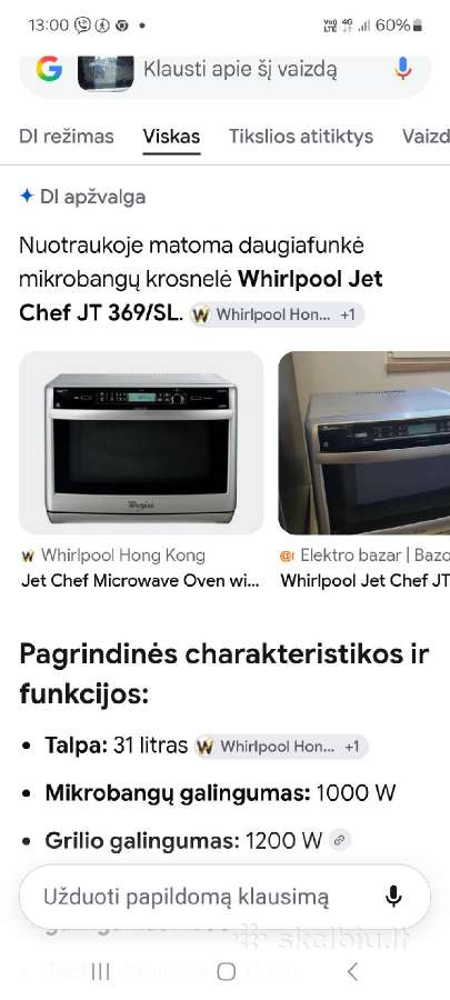 Įmontuojamos mikrobangės - nuotraukos Nr. 8