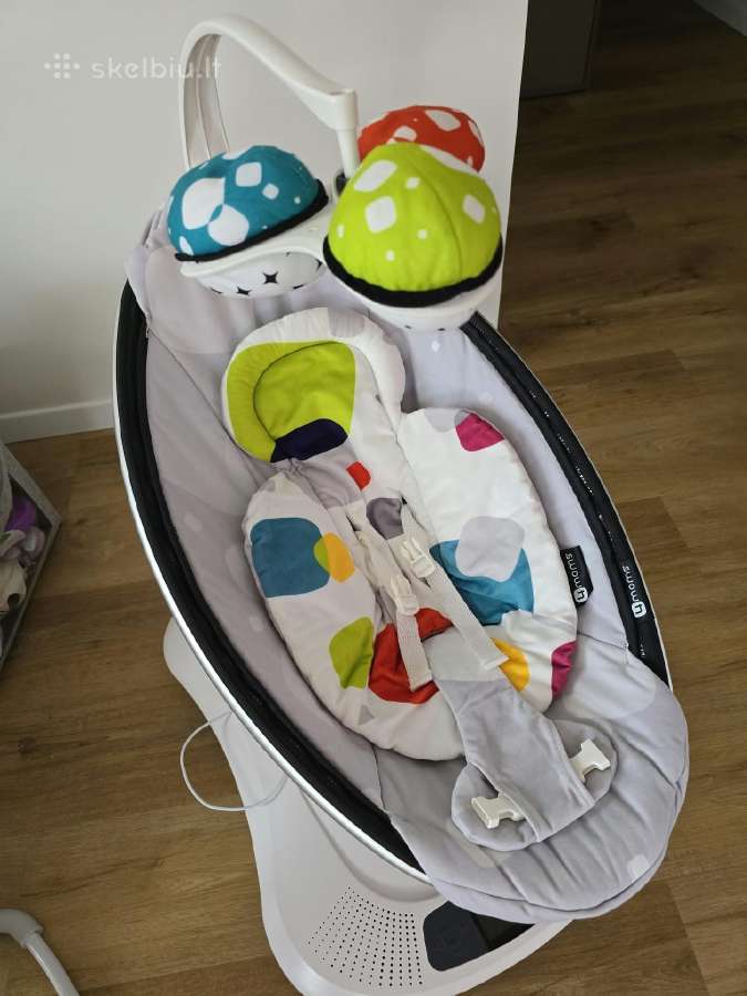 4moms mamaroo elektrinis kūdikio gultukas-sūpynės - nuotraukos Nr. 2