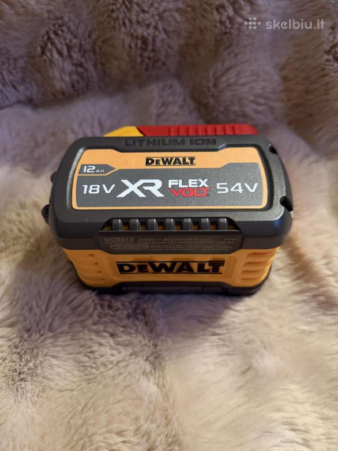 Dewalt Flexvolt 12ah (Nauja) (18v-60v) - nuotraukos Nr. 4