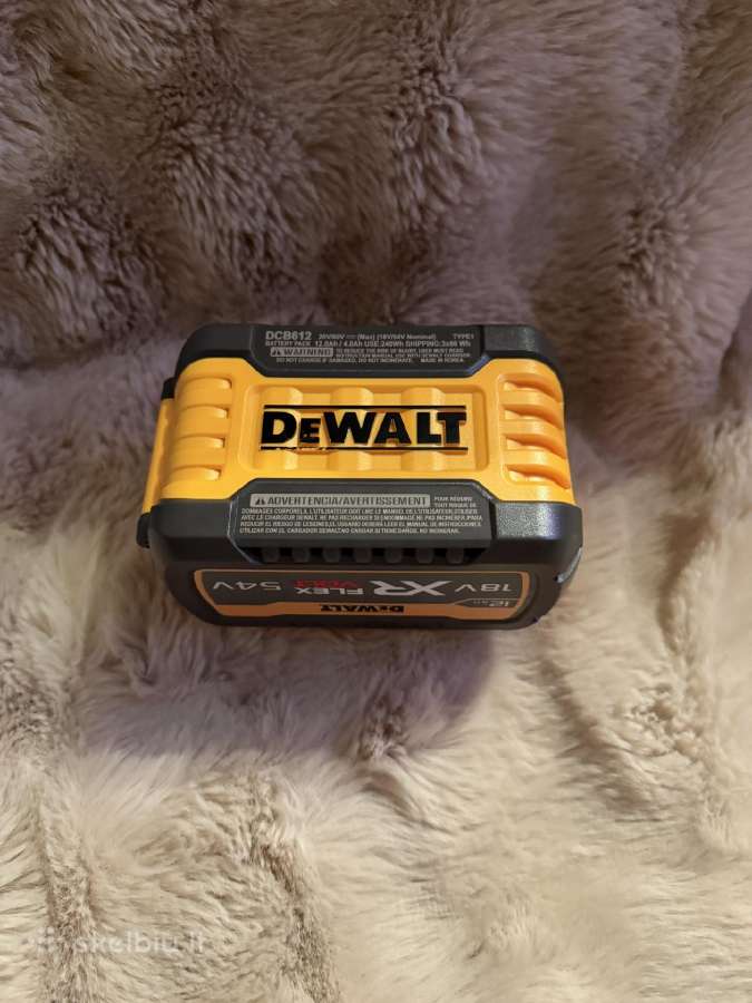 Dewalt Flexvolt 12ah (Nauja) (18v-60v) - nuotraukos Nr. 5