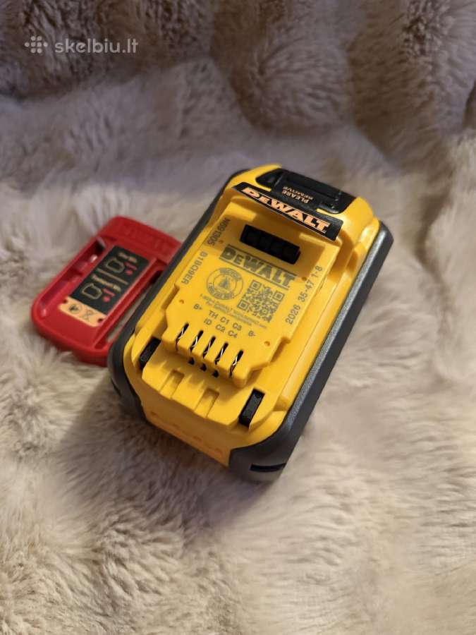 Dewalt Flexvolt 12ah (Nauja) (18v-60v) - nuotraukos Nr. 7