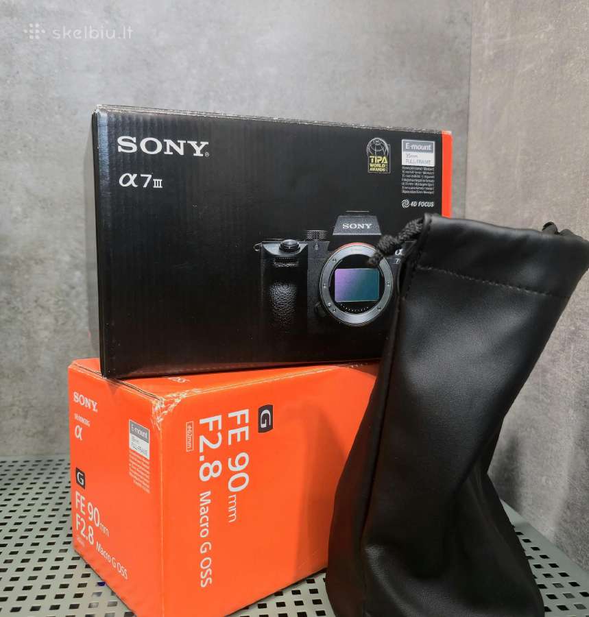 Fotoaparatas Sony A7 Mark III Full Frame - nuotraukos Nr. 3