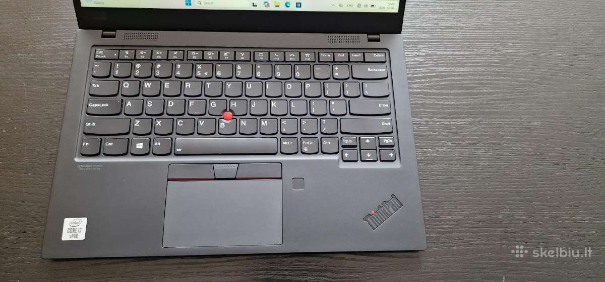 Lenovo X1 Carbon Gen 8, i7, 16gb, Touch, Us klava - nuotraukos Nr. 6