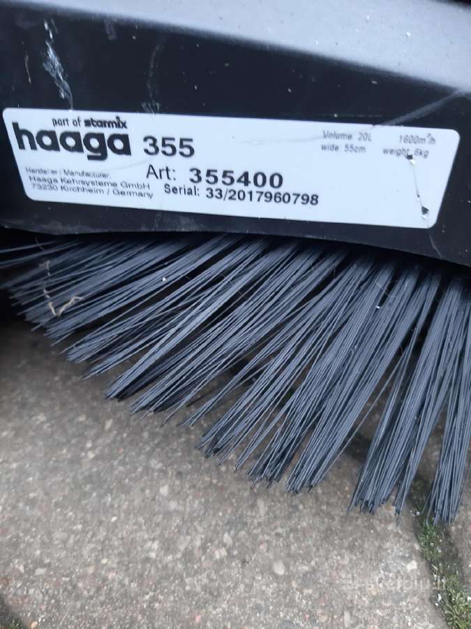 Mechaninė trinkelių šluota Haaga 355 starmix - nuotraukos Nr. 2