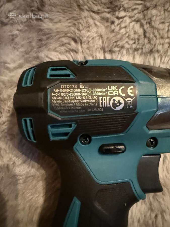 Makita Dtd173 (Naujas + Garantija) (Originalus) - nuotraukos Nr. 5
