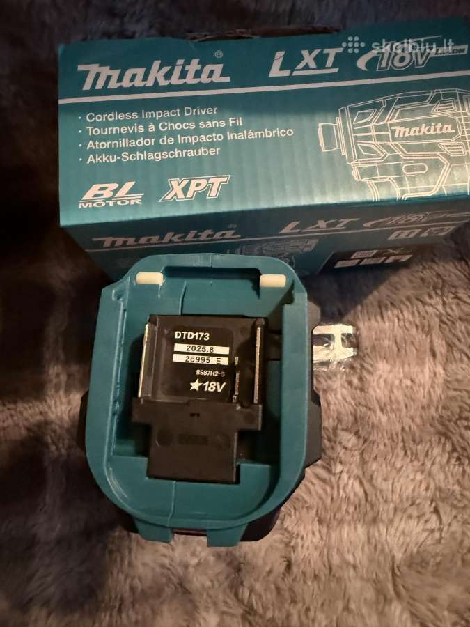 Makita Dtd173 (Naujas + Garantija) (Originalus) - nuotraukos Nr. 6