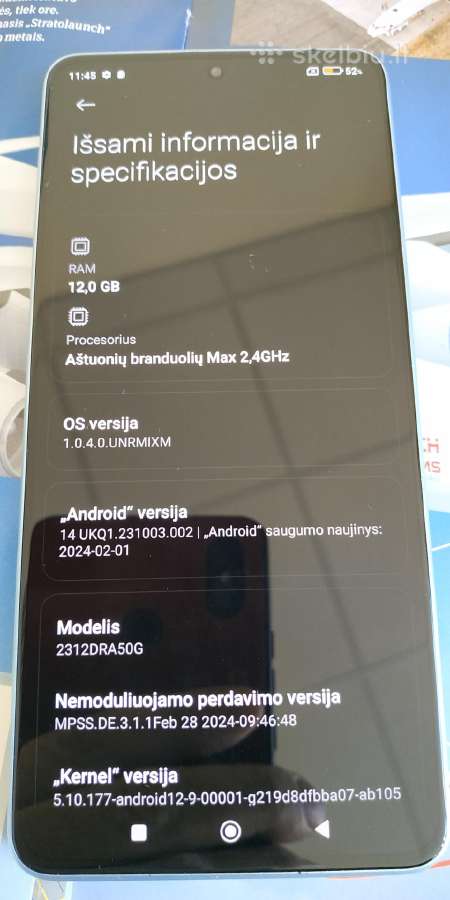 Xiaomi Redmi Note 13 Pro 5G 12/512 GB - nuotraukos Nr. 4