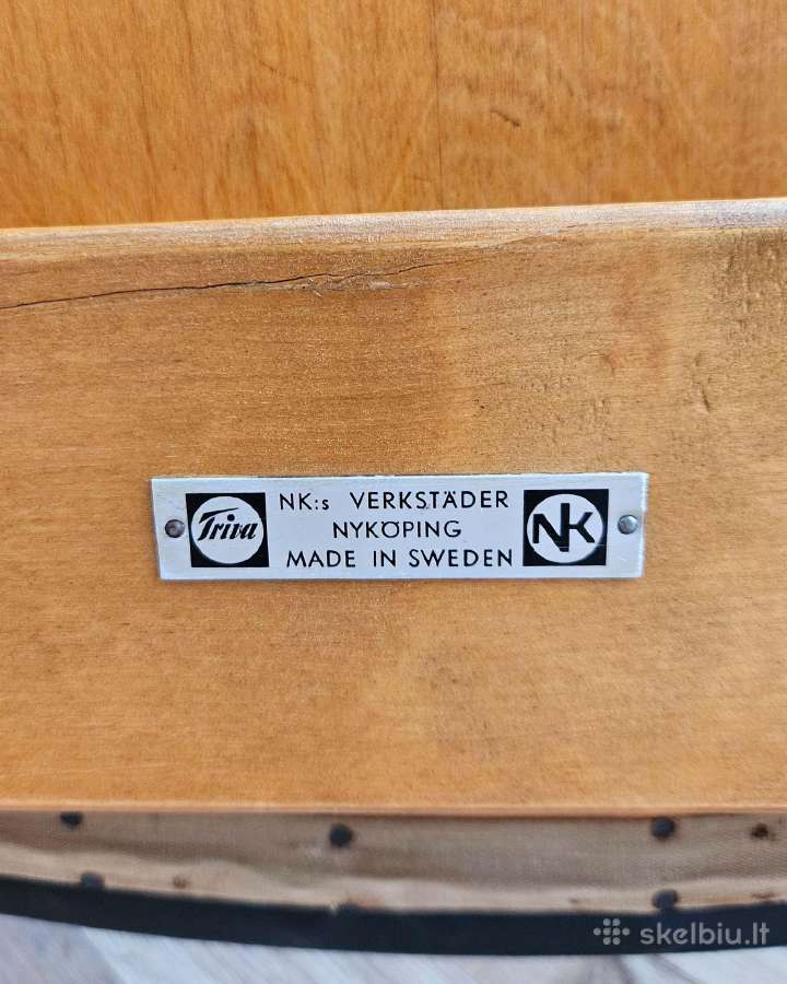 Vintažinė „triva“ kėdė, dizaineris Bengt Ruda - nuotraukos Nr. 13