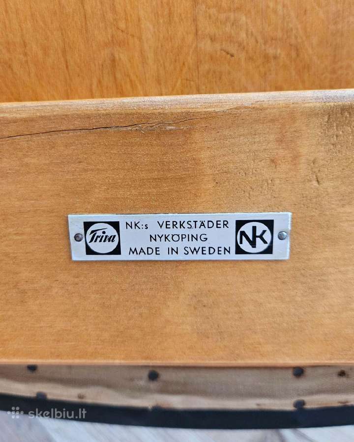 Vintažinė „triva“ kėdė, dizaineris Bengt Ruda - nuotraukos Nr. 13