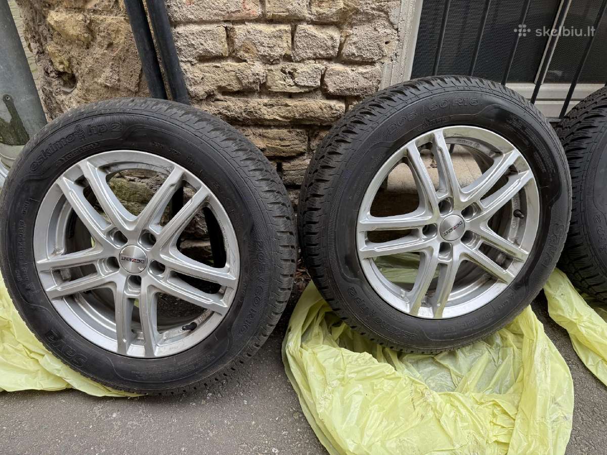 Dezent Tz R16 5x100 su Sava žieminėmis 205/60 R16 - nuotraukos Nr. 2