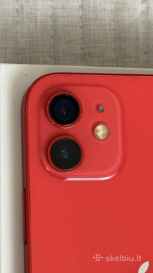 Raudonas iPhone 12 256gb - nuotraukos Nr. 9