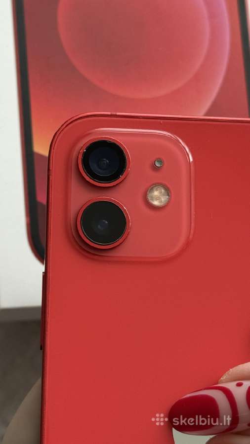 Raudonas iPhone 12 256gb - nuotraukos Nr. 16