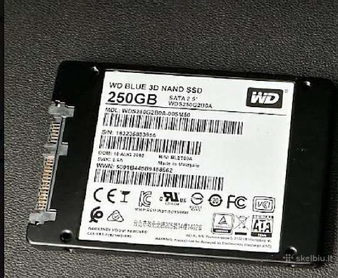 Parduodu SSD 250 GB - nuotraukos Nr. 3